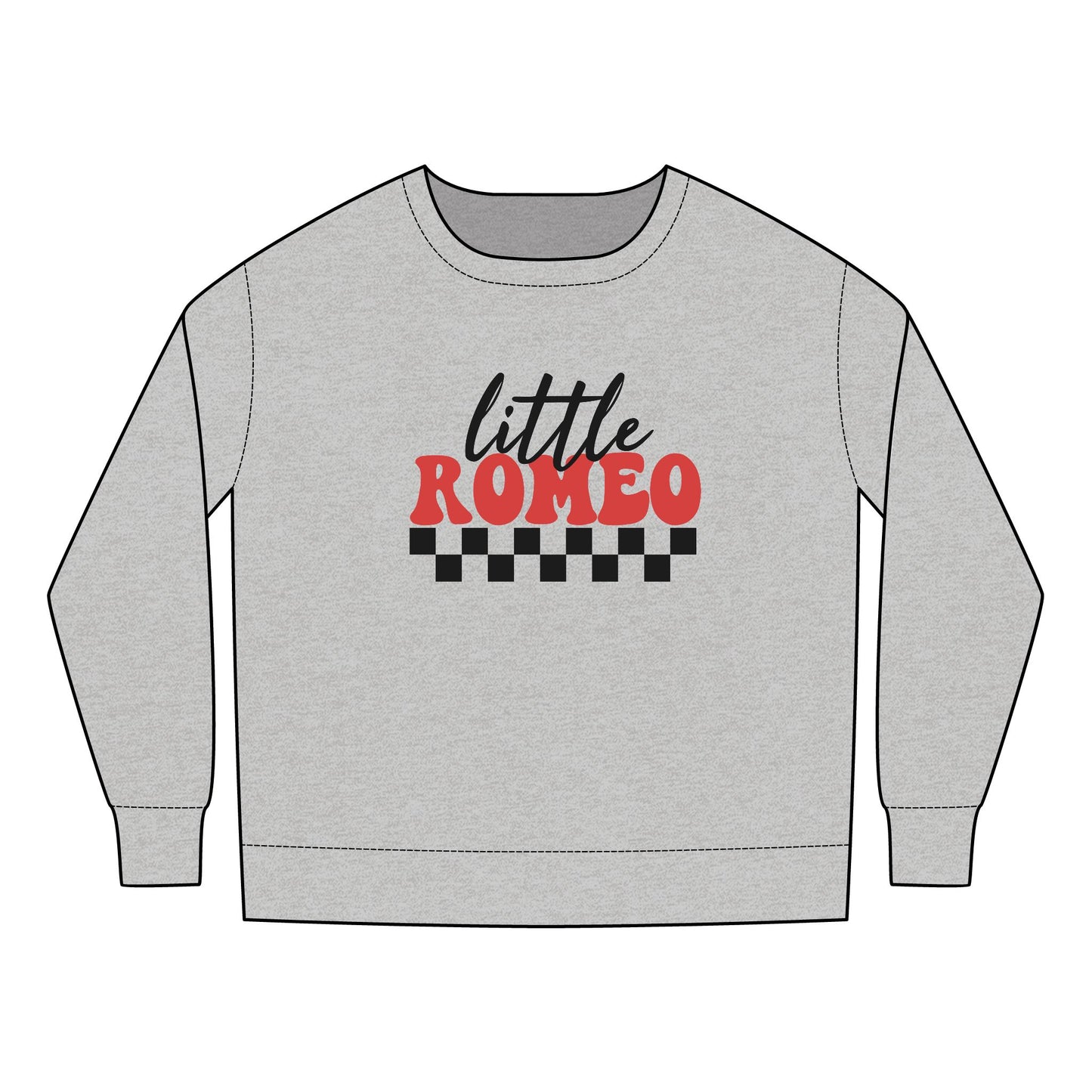 Little Romeo Toddler Sweatshirt, Boys Valentine Sweater, Valentine Boy, Unique Kids Gift, Toddler Fashion