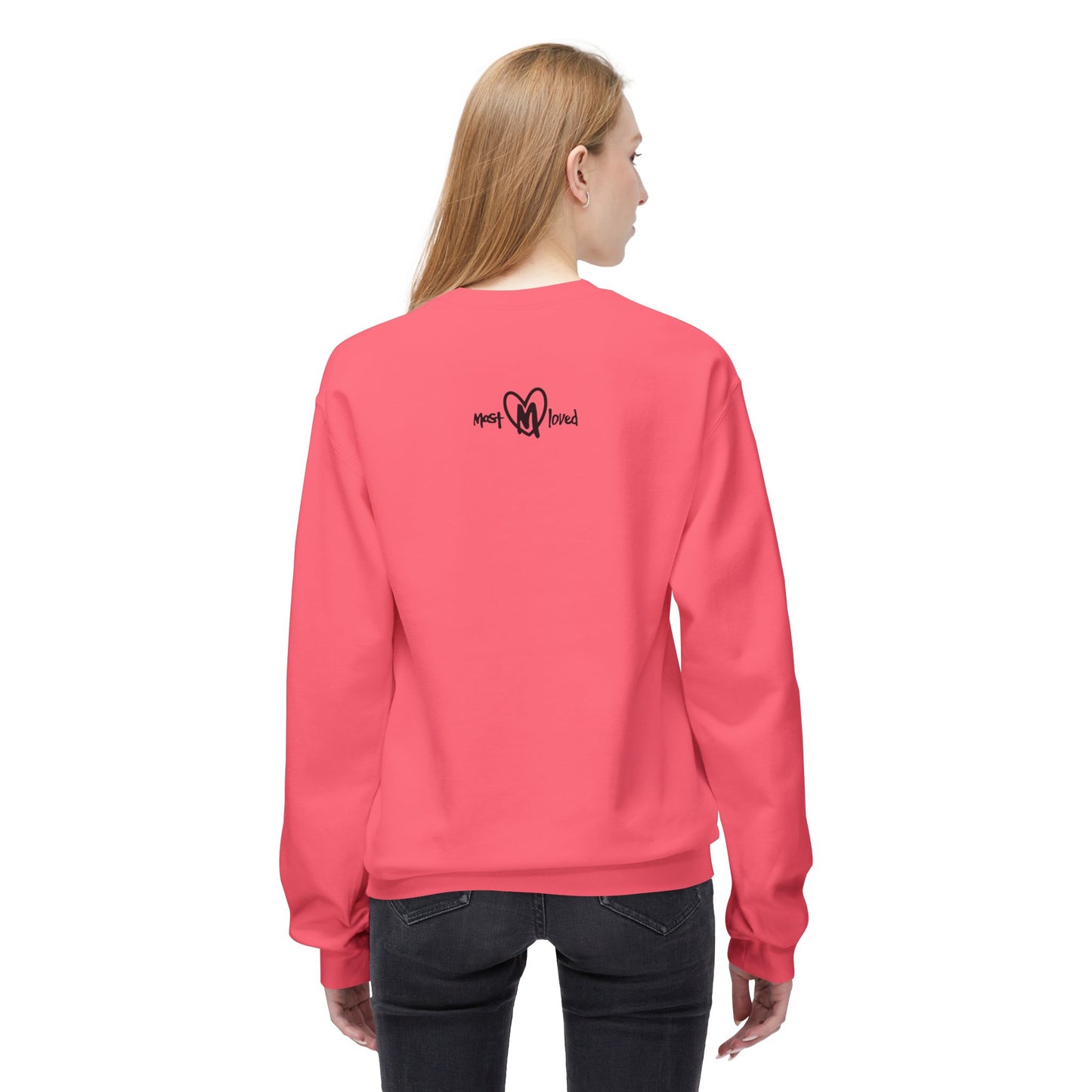 Cozy Mama Sweatshirt, Most Loved Mama Gift, Softstyle Fleece Crewneck for Moms, Vans Checkers Design, Mother's Day Sweater, Mom Fashion
