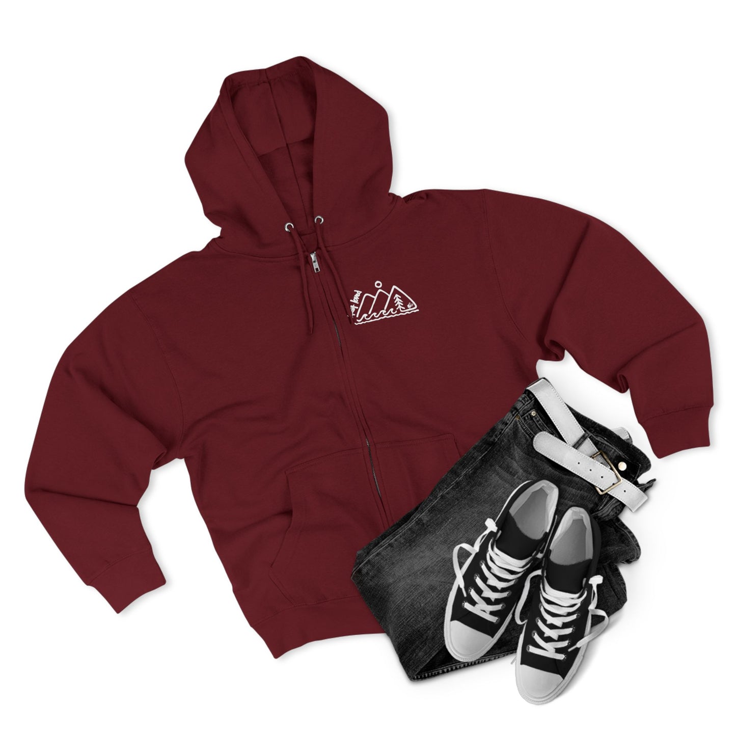 Can't Stop Wont Stop Foundation Unisex Zip Hoodie, Most Loved Co Collab, Beach Cozy Wear, Disability Support, Inclusive Wellness, Charity