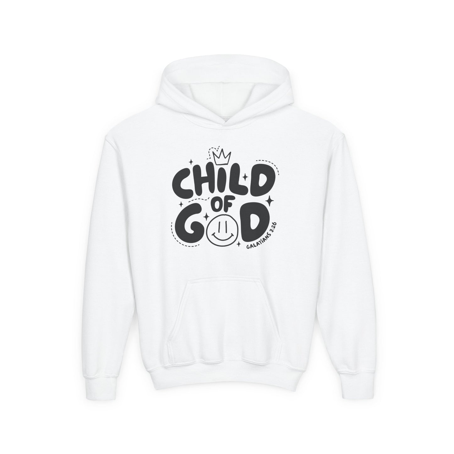 Christian Kids Hoodie, Child of God Youth Sweatshirt, Most Loved Christian Children, Religious Apparel, Kids Faith Clothing
