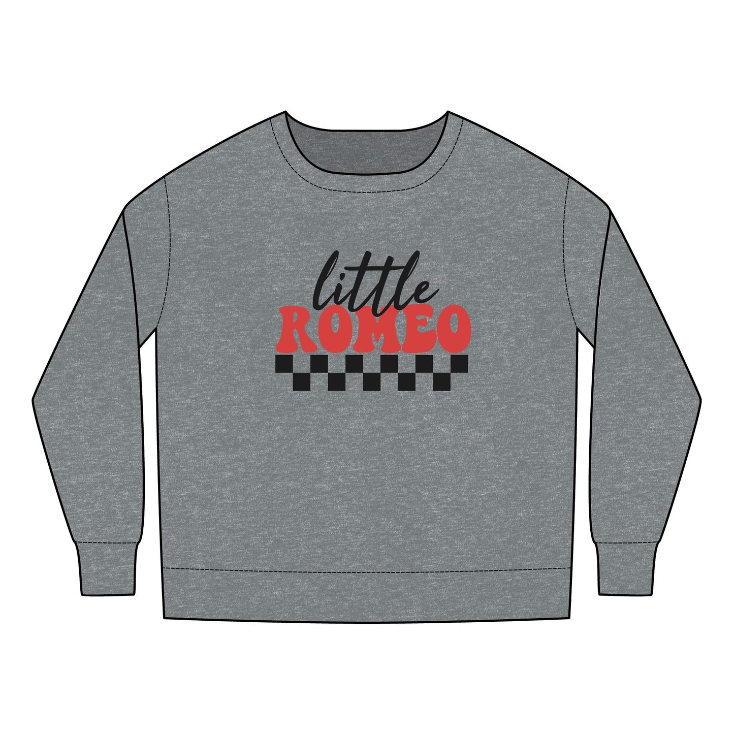 Little Romeo Toddler Sweatshirt, Boys Valentine Sweater, Valentine Boy, Unique Kids Gift, Toddler Fashion