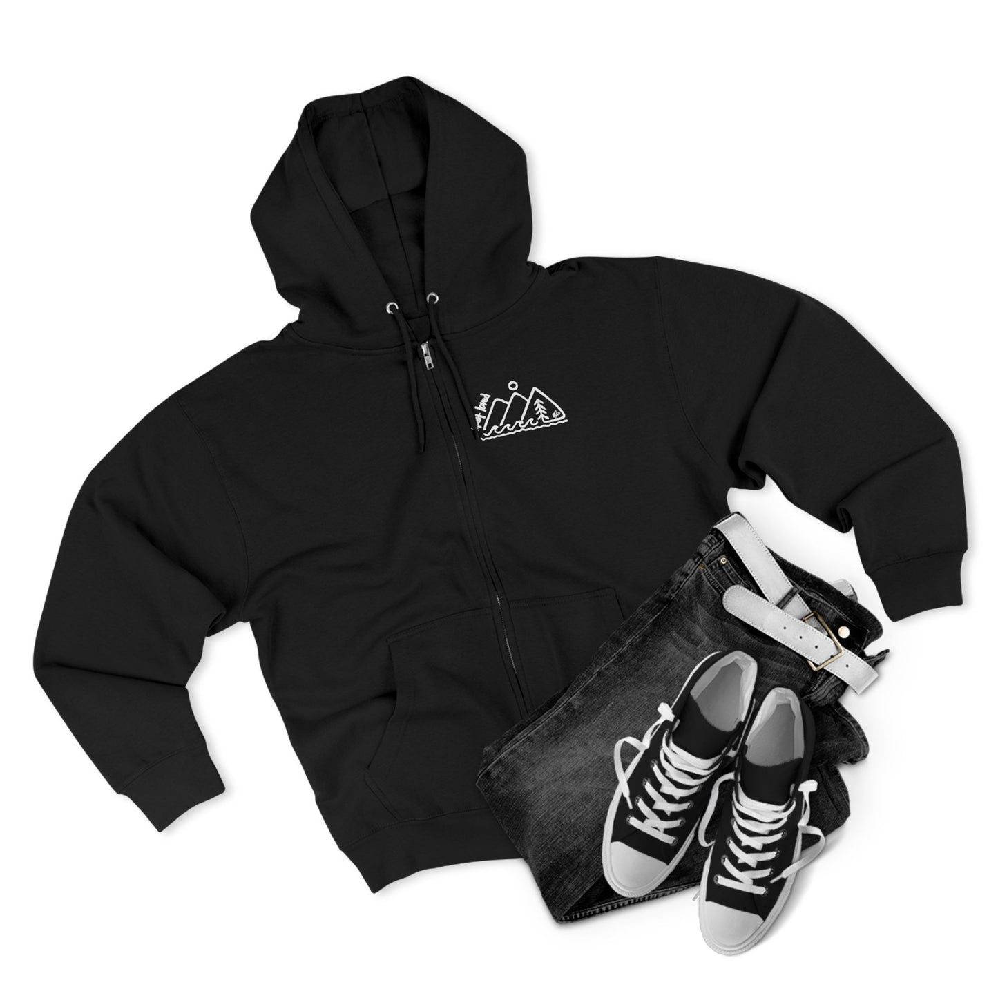 Can't Stop Wont Stop Foundation Unisex Zip Hoodie, Most Loved Co Collab, Beach Cozy Wear, Disability Support, Inclusive Wellness, Charity