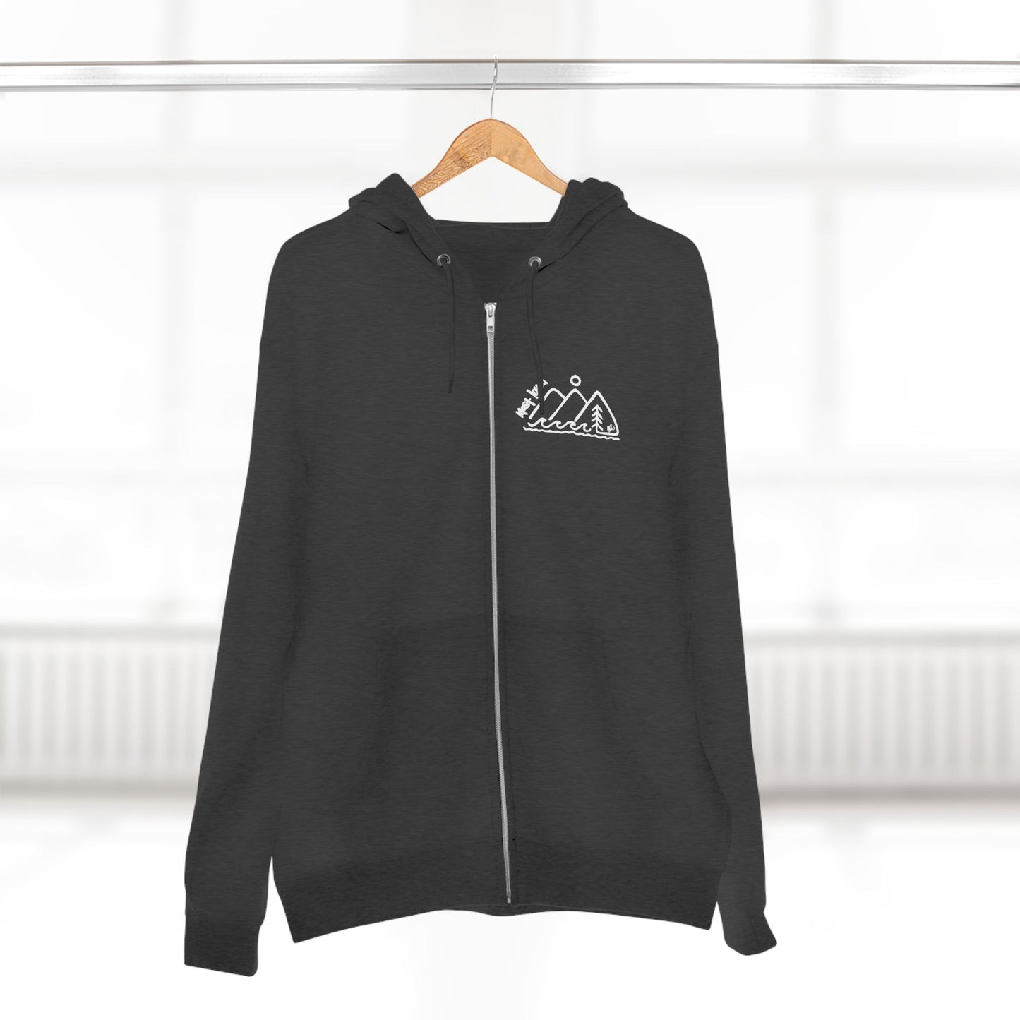 Can't Stop Wont Stop Foundation Unisex Zip Hoodie, Most Loved Co Collab, Beach Cozy Wear, Disability Support, Inclusive Wellness, Charity