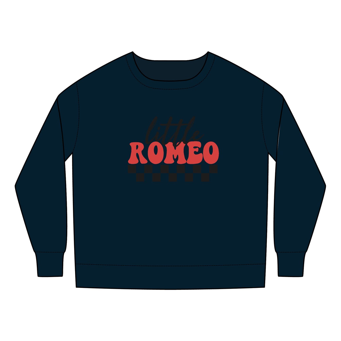 Little Romeo Toddler Sweatshirt, Boys Valentine Sweater, Valentine Boy, Unique Kids Gift, Toddler Fashion