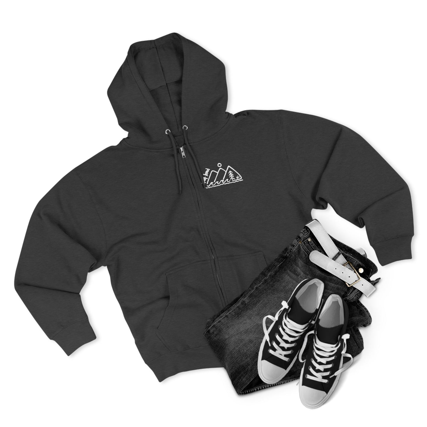 Can't Stop Wont Stop Foundation Unisex Zip Hoodie, Most Loved Co Collab, Beach Cozy Wear, Disability Support, Inclusive Wellness, Charity
