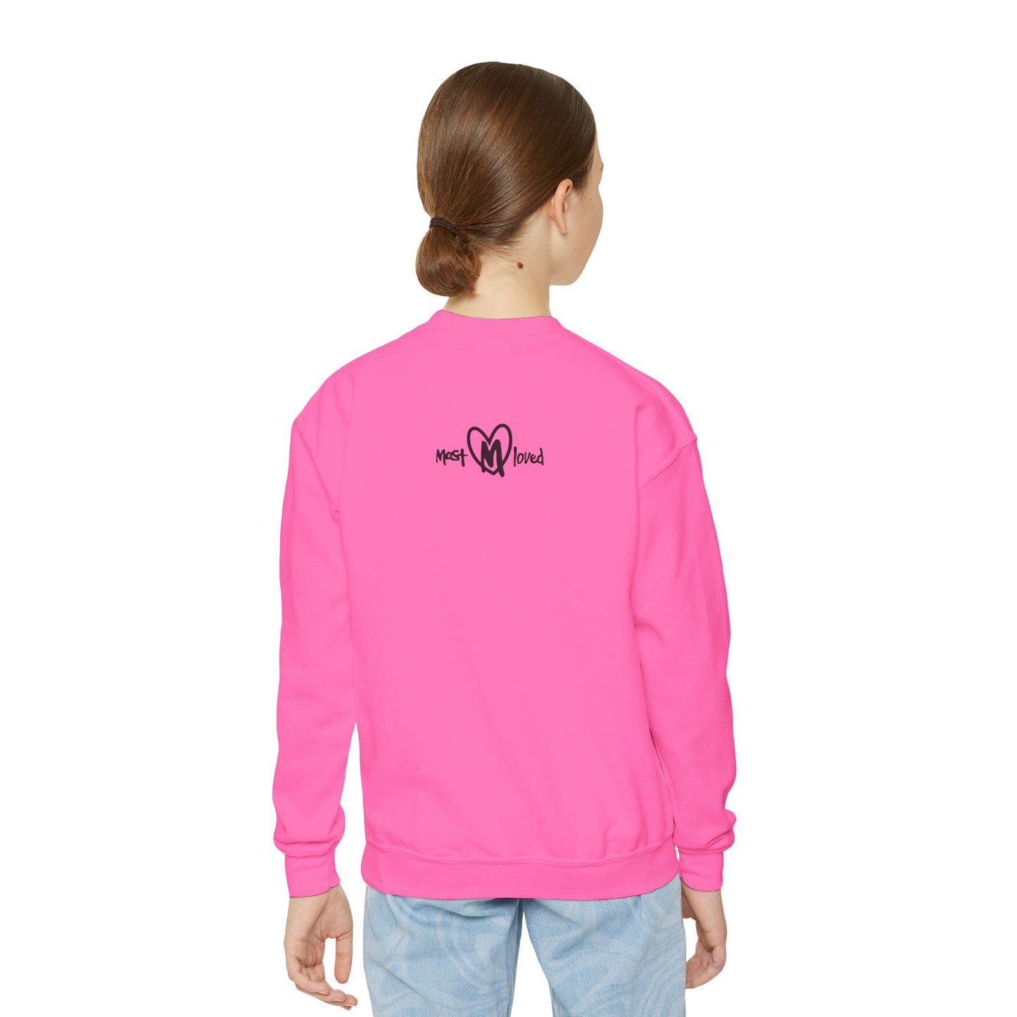 Mini Valentine Crewneck Sweatshirt, Cozy Kids Sweater for Mother-Daughter Matching Outfits, Valentine Present, Youth Sweatshirt