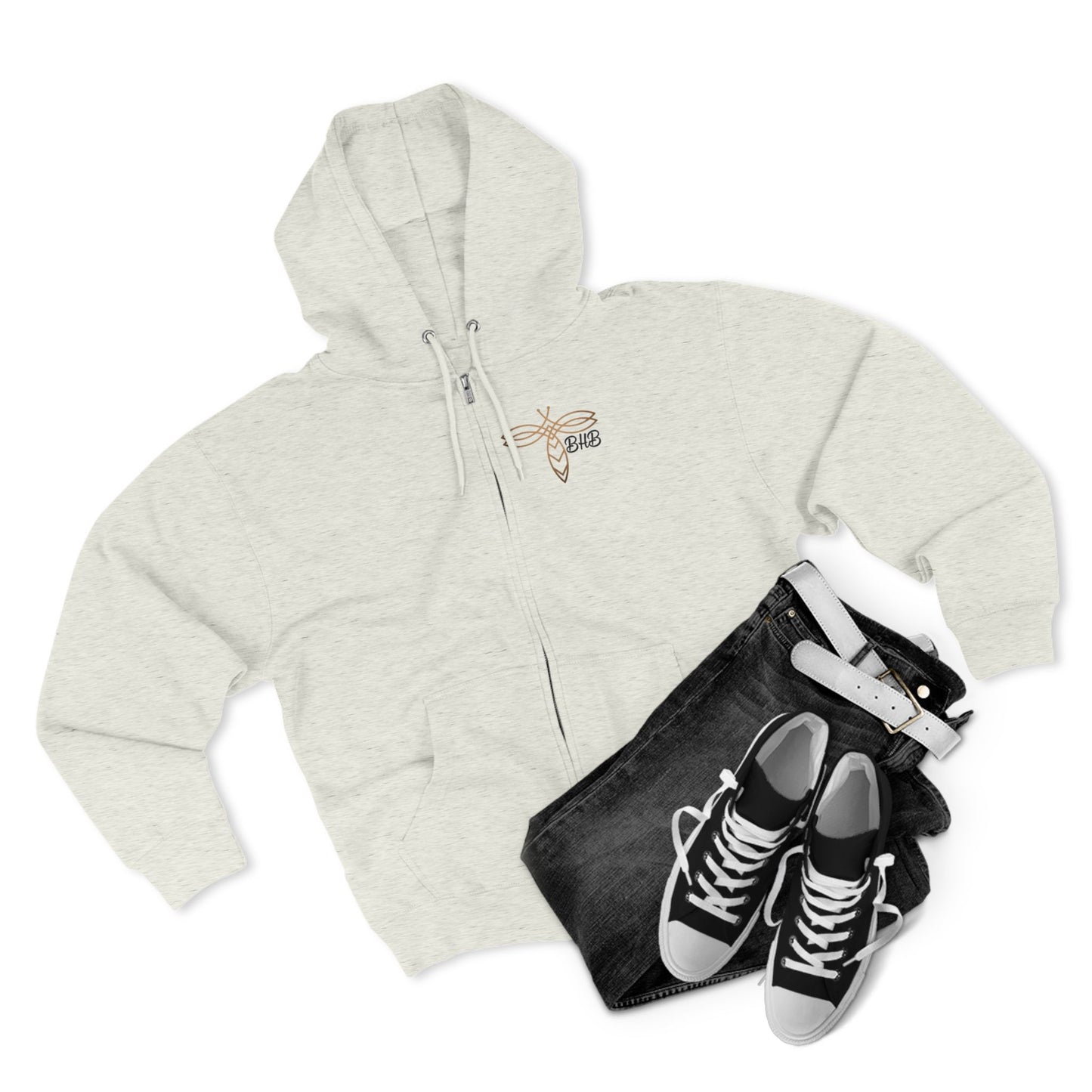Behold His Blessings Collaboraton - Unisex Zip Hoodie
