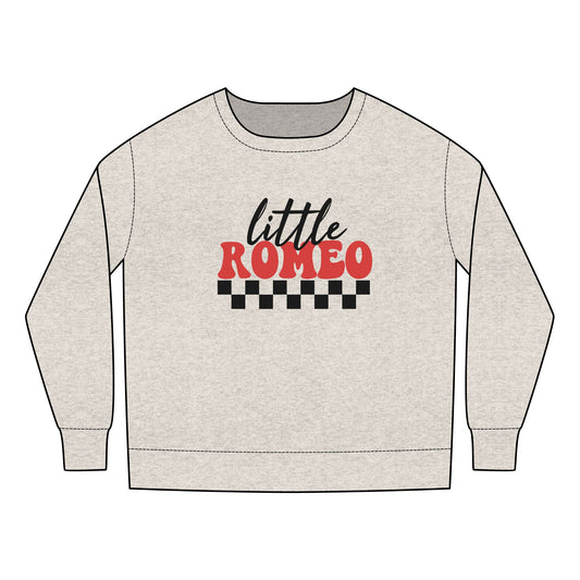 Little Romeo Toddler Sweatshirt, Boys Valentine Sweater, Valentine Boy, Unique Kids Gift, Toddler Fashion